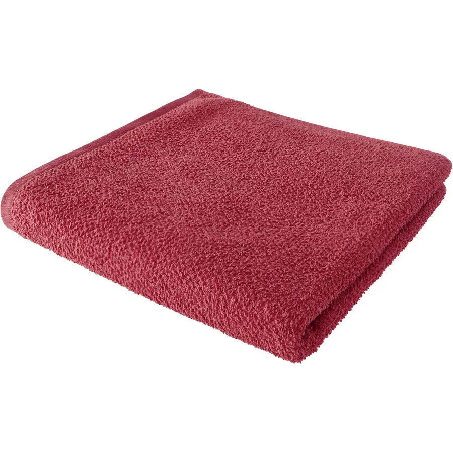 Duschtuch Caprice Rice Weinrot Baumwolle