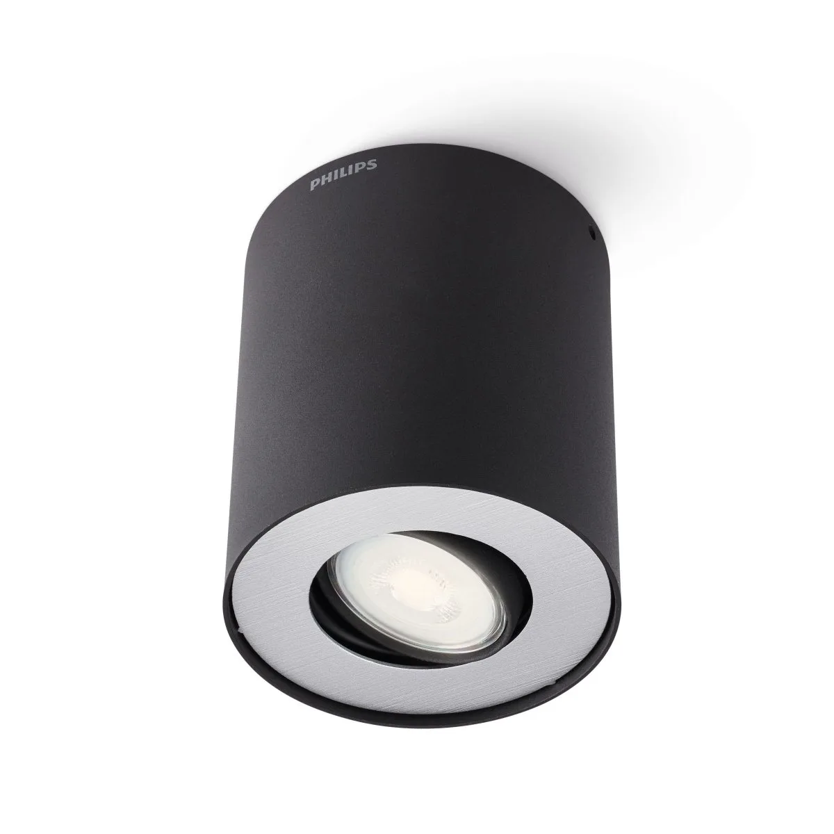 Philips - Pillar - Spotlight - Svart