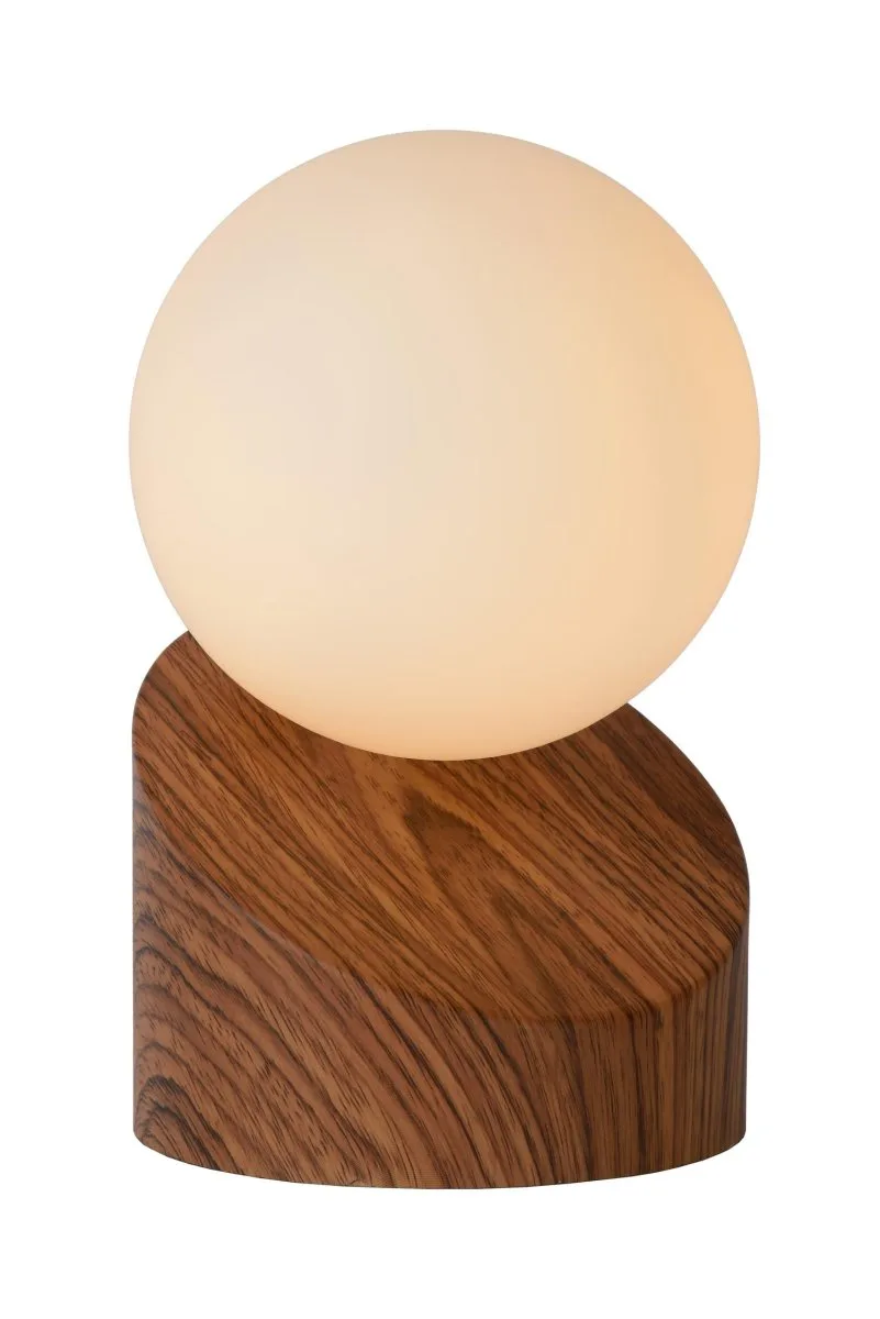 Lucide - Len 16cm - Bordslampa - Trä