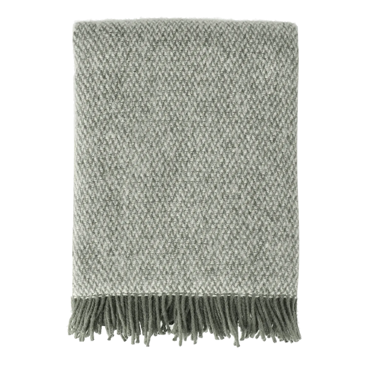 Scandi Living Sandstone Wolldecke 130 x 180cm Khaki grün