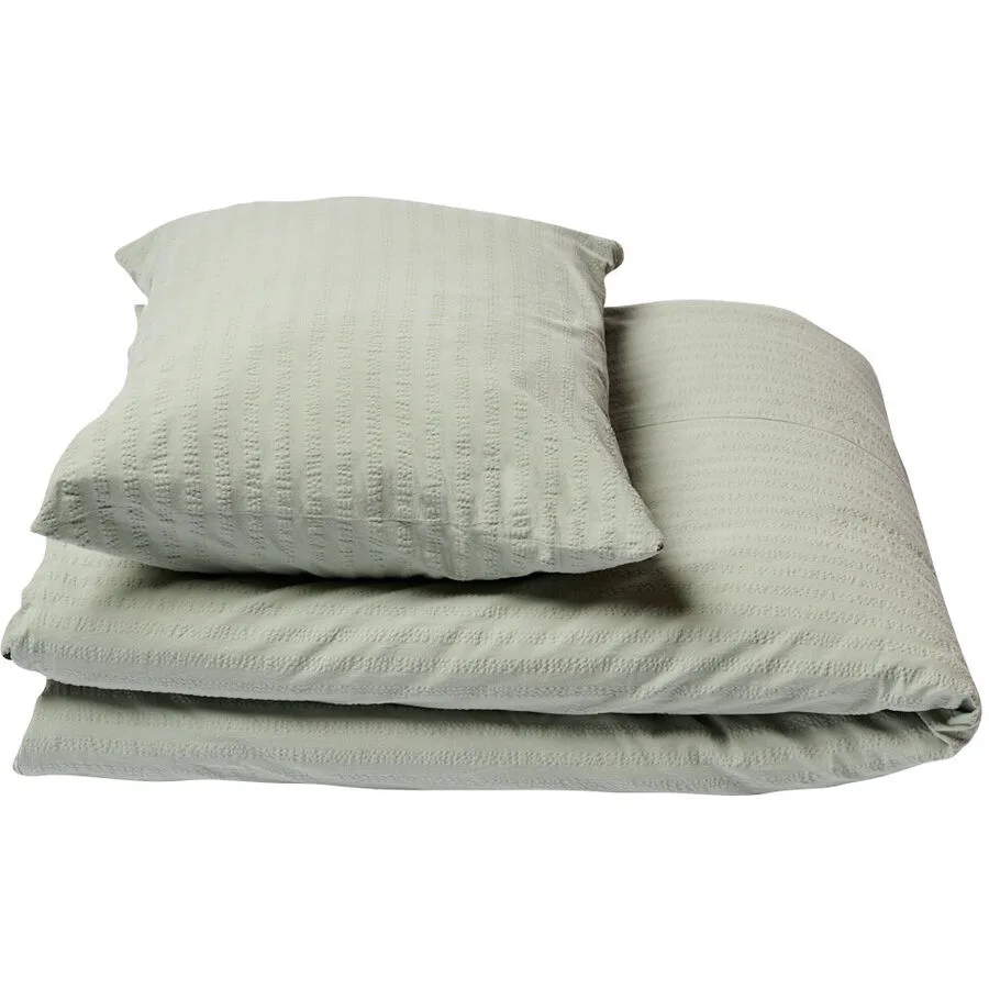 Journey Living Kissenbezug Kemeri Eucalyptus Einfarbig Baumwolle B 50 T 70 cm - Material: Bio Baumwolle