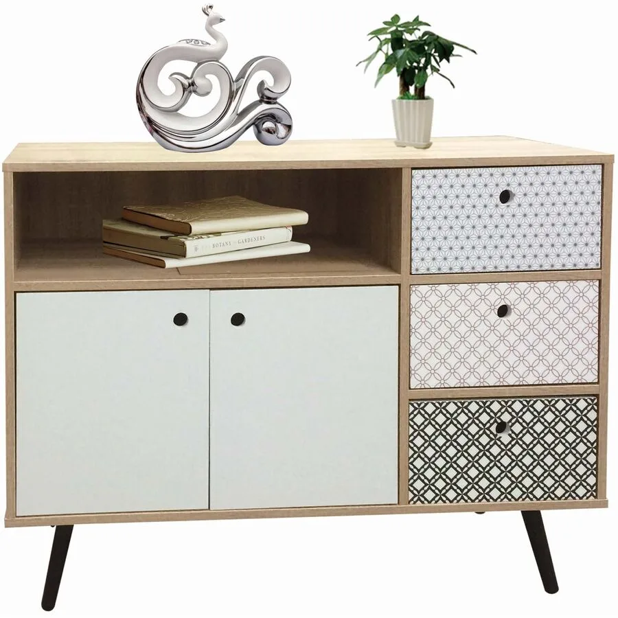 Sideboard Post natur MDF B 106.5 H 77 cm