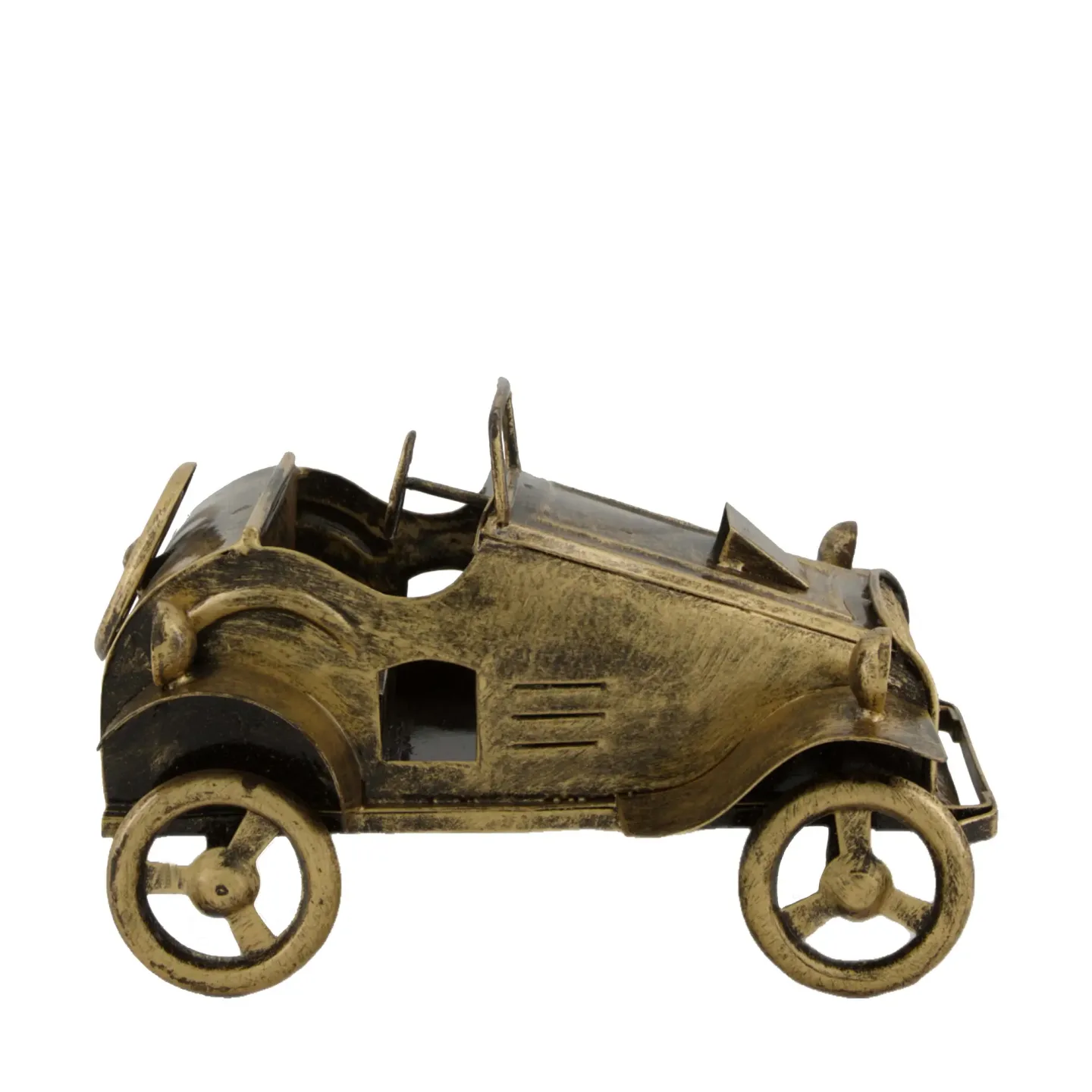Decofinder Figur Auto, Antik-Gold H: 15 cm | Schubiger Möbel