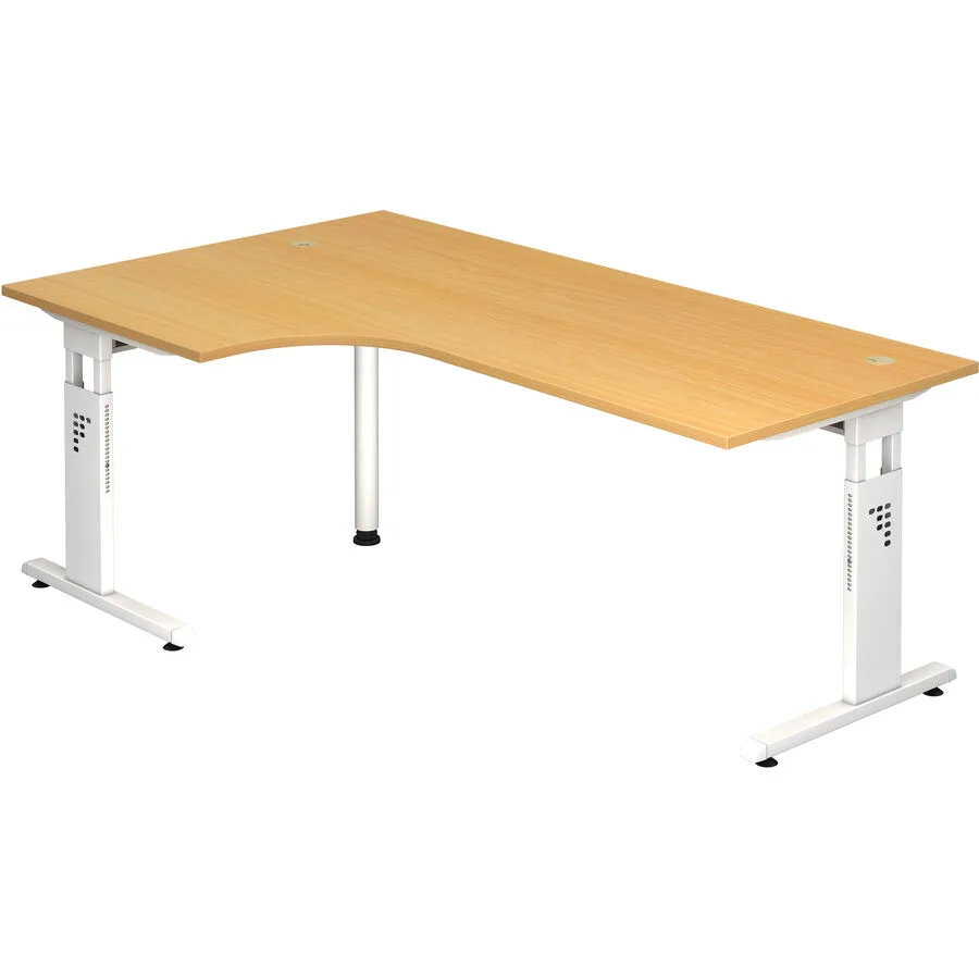 Schreibtisch Office buche Holzwerkstoff B 200 T 120 cm