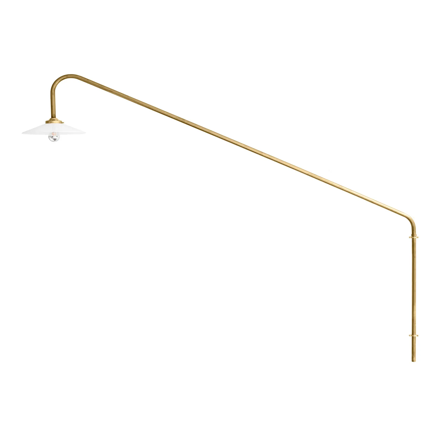 Valerie Objects - Hanging Lamp N°1 Brass - Vägglampor - Muller Van Severen - Guld - Glas/Metall