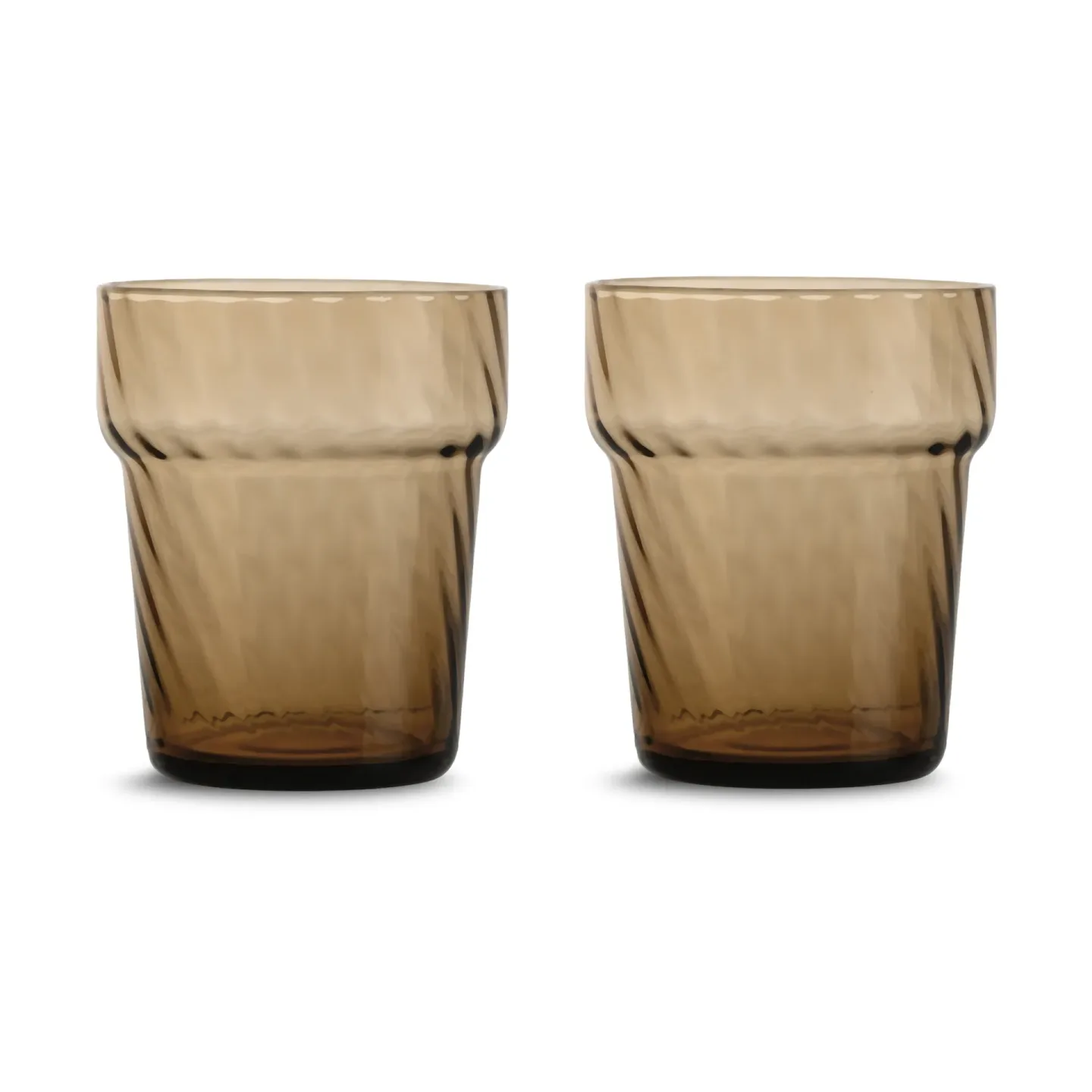 Byon Opacity Trinkglas 30 cl 2er-Pack Braun