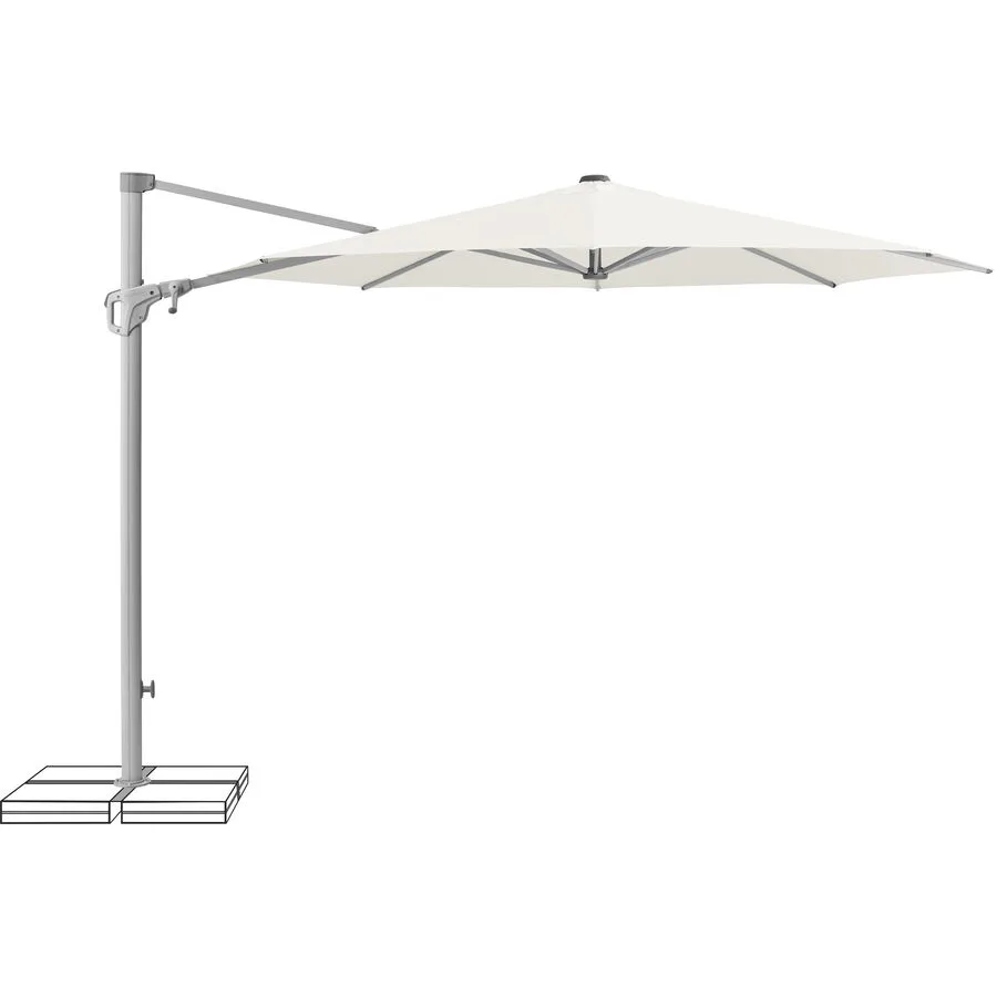Suncomfort BY GLATZ Sonnenschirm Familyflex sand Polyester B 300 T 300 cm