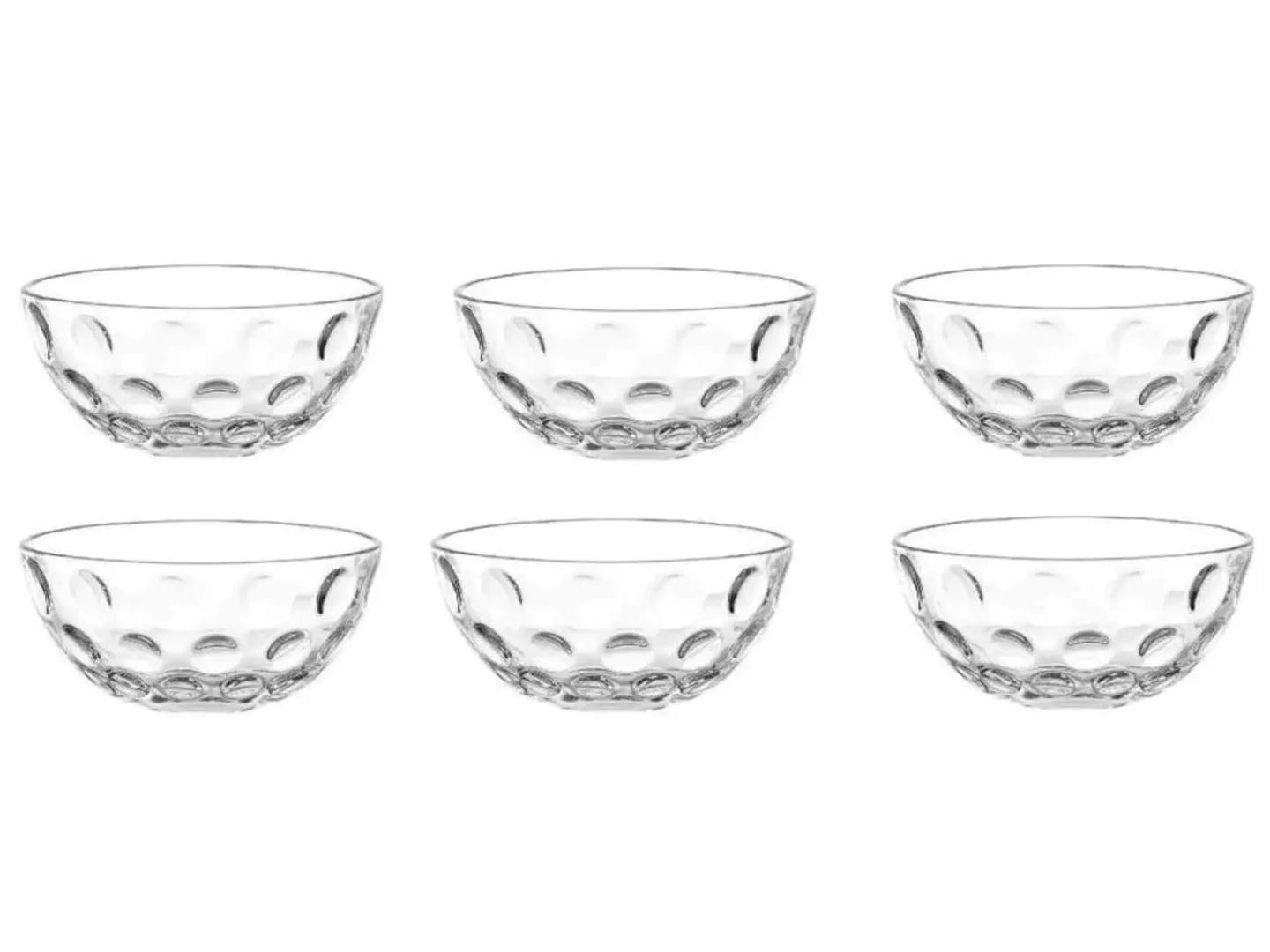 Alltron Müslischale Cucina Optic 6 Stück Transparent | Schubiger Möbel
