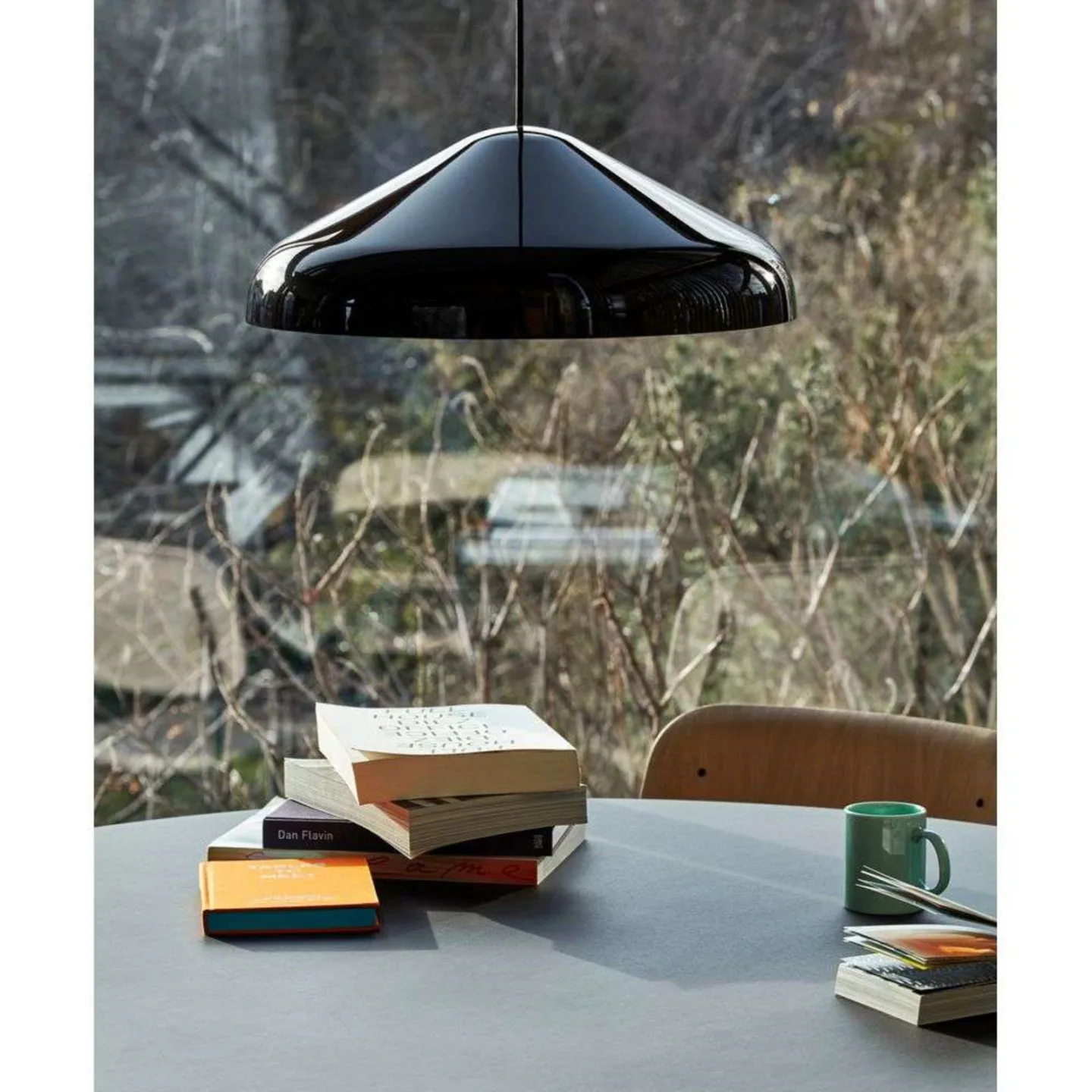 Pao Steel Pendelleuchte 470 Soft Black - HAY - Wohnzimmer - Metall