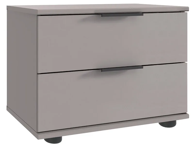 Nachttisch MIDNIGHT 2 Schubladen 52x38x40cm beige melamin