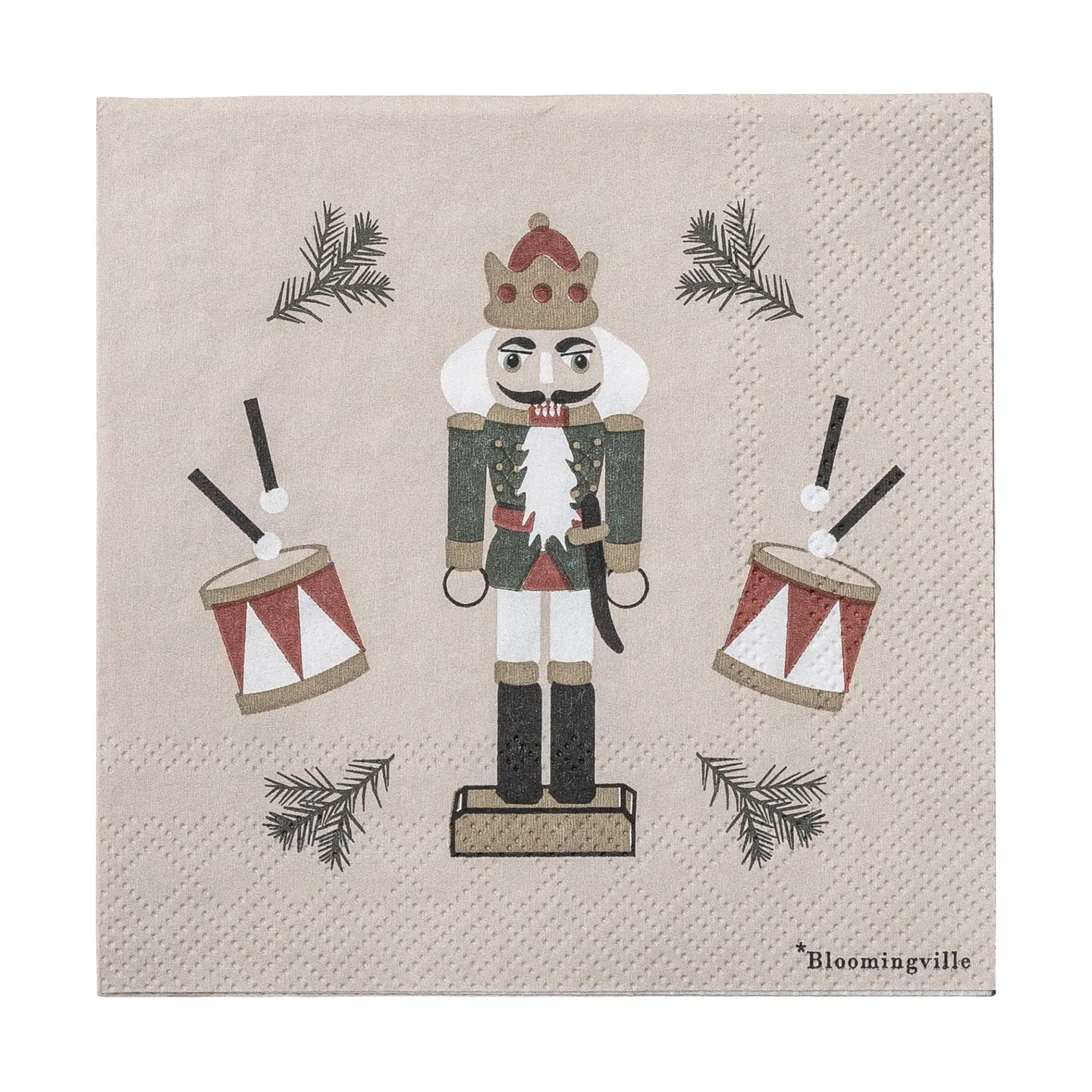 Bloomingville Jolly pappersservettet 25x25 cm 20-pack Multi