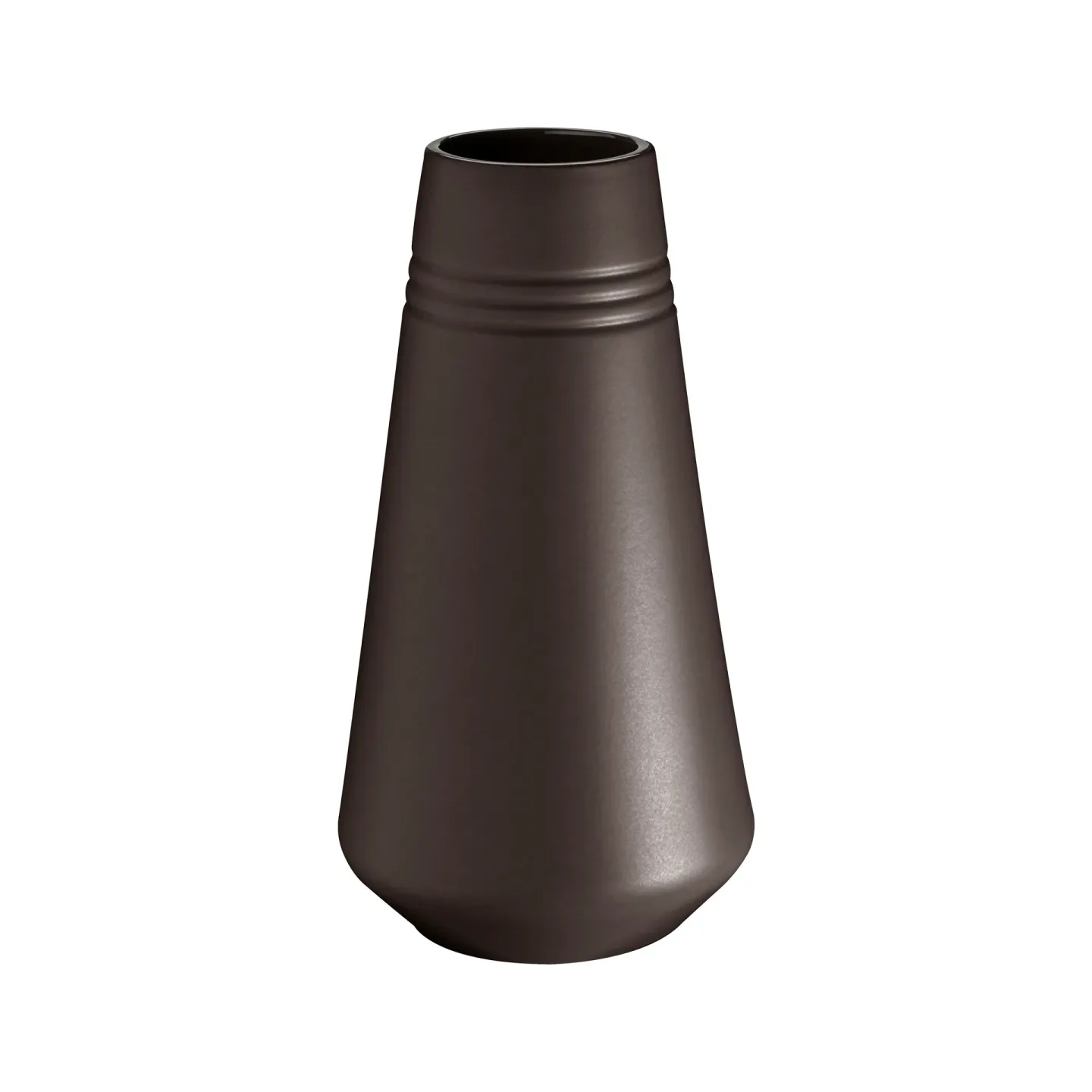 NJRD Lines Vase 22cm Braun