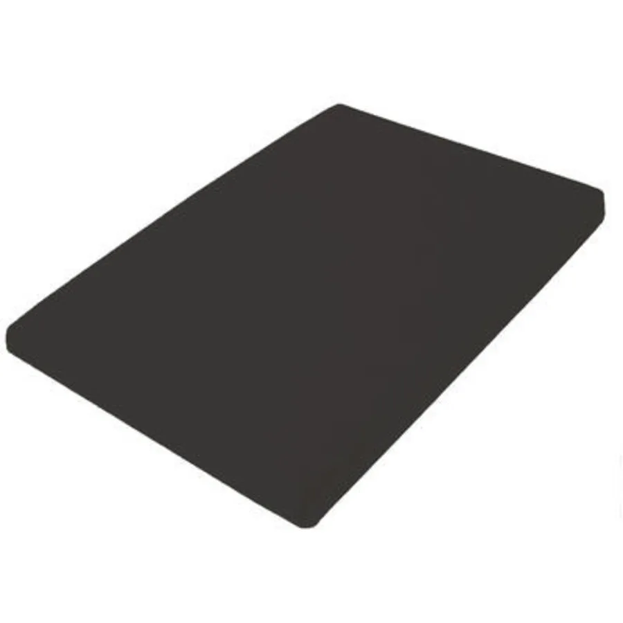 Living Home Fixleintuch Uni anthrazit Baumwolle 180 x 200 cm