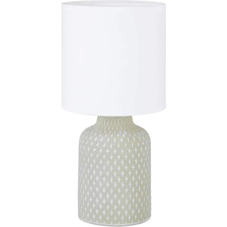 Eglo Tischlampe Bellariva Grau 32 cm - Material: Keramik