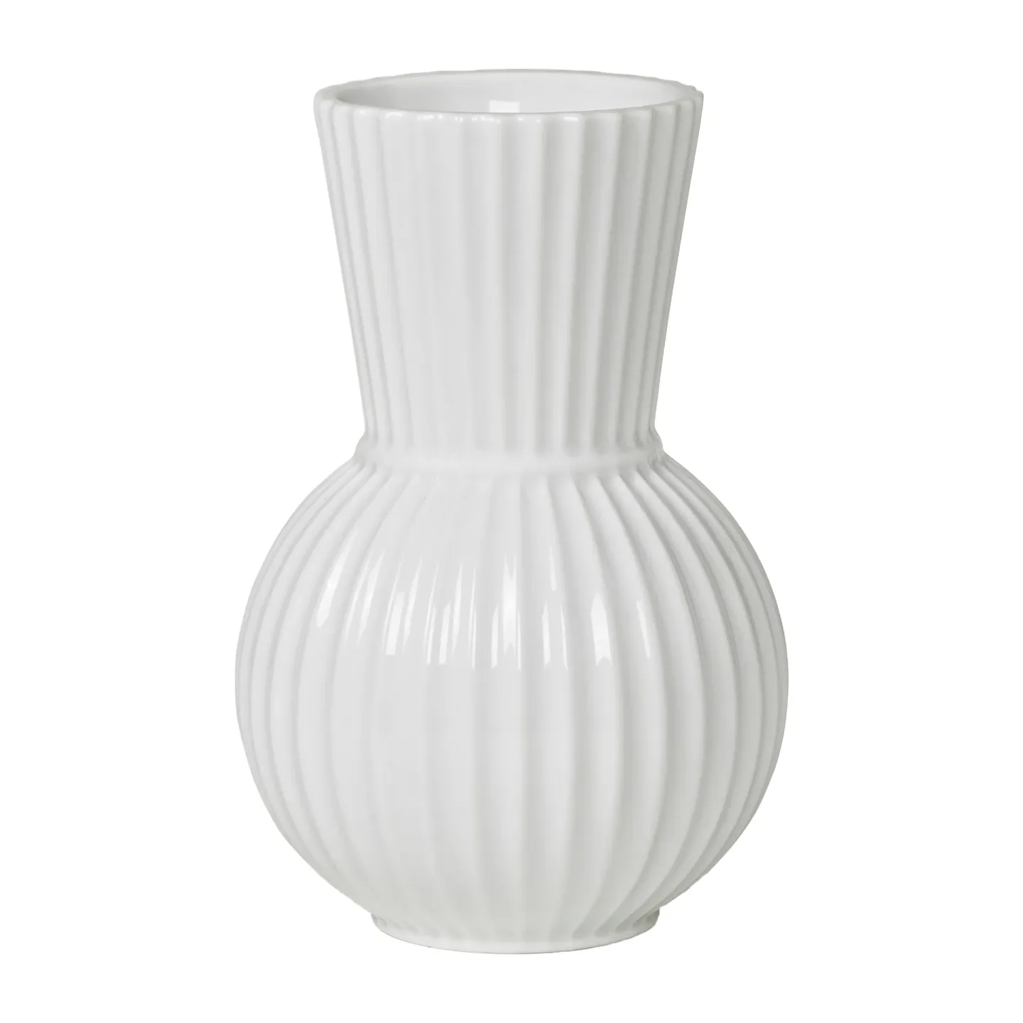 Lyngby Porcelæn Lyngby Tura Vase weiß 18cm