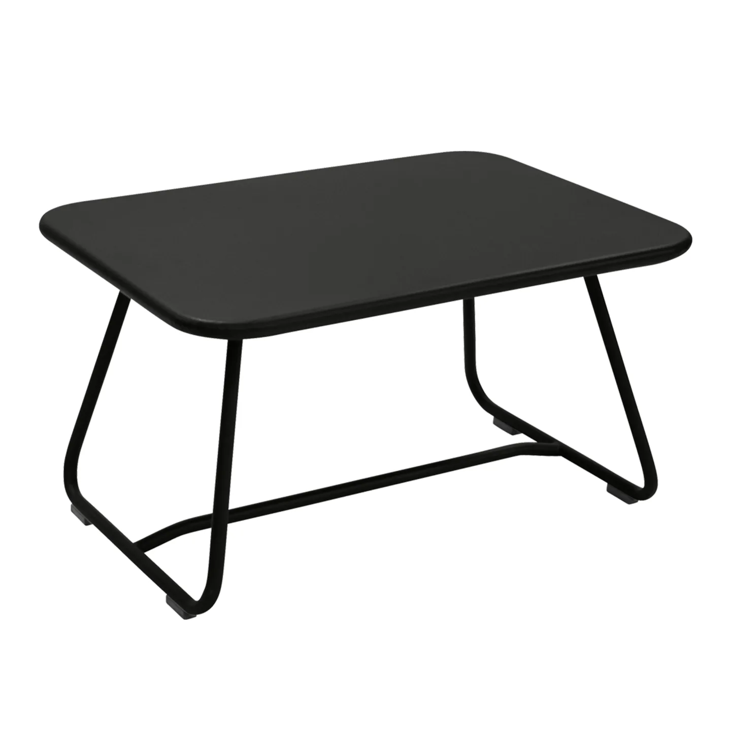 Fermob - Sixties Low Table, Liquorice - Småbord och sidobord utomhus - Frédéric Sofia - Svart - Metall