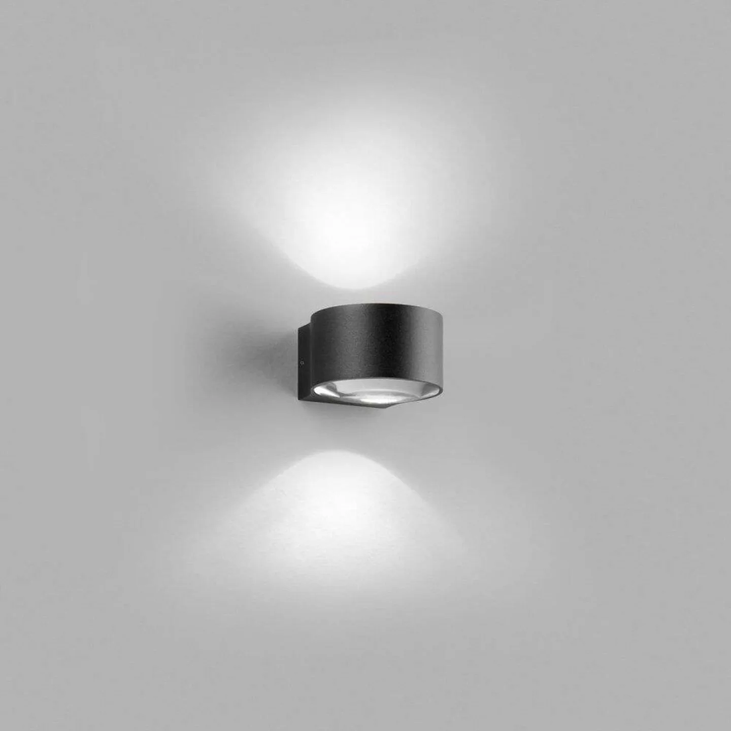 Orbit Mini Wandleuchte 3000K Black - LIGHT-POINT - Wohnzimmer - Aluminium