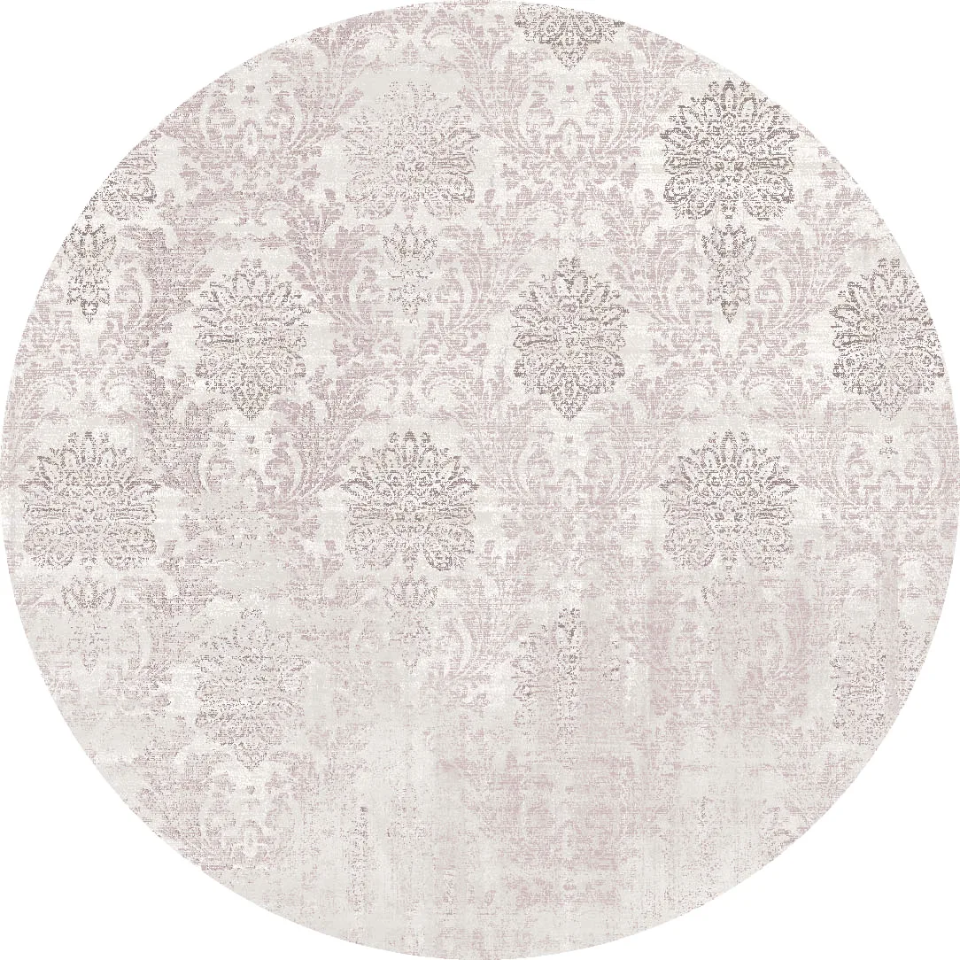 Rundt teppe - Abyar (rosa) (Størrelse: Ø 160 cm)