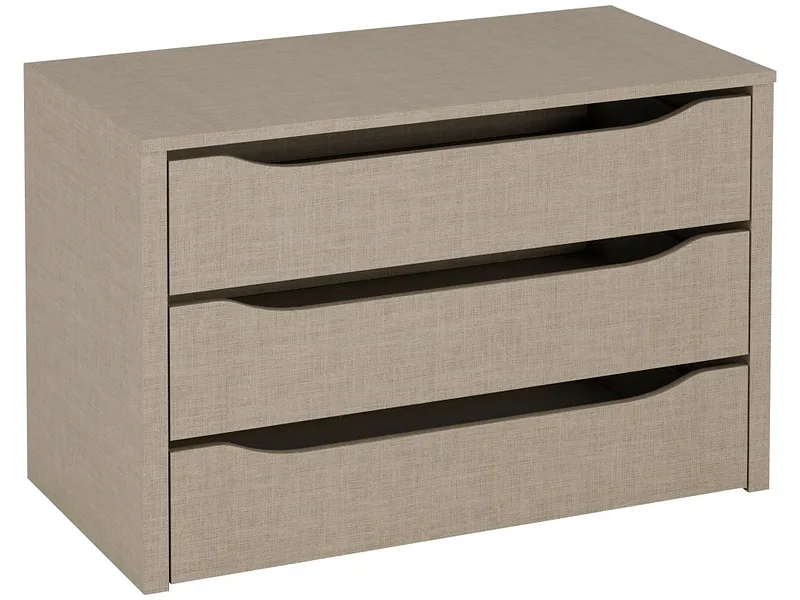 HILLUR Block mit 3 Schubladen MATTERHORN