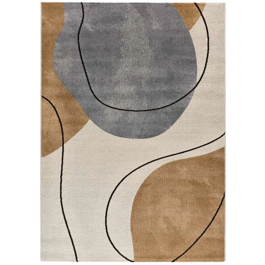 Teppich Soma braun Polypropylen 160 x 230 cm