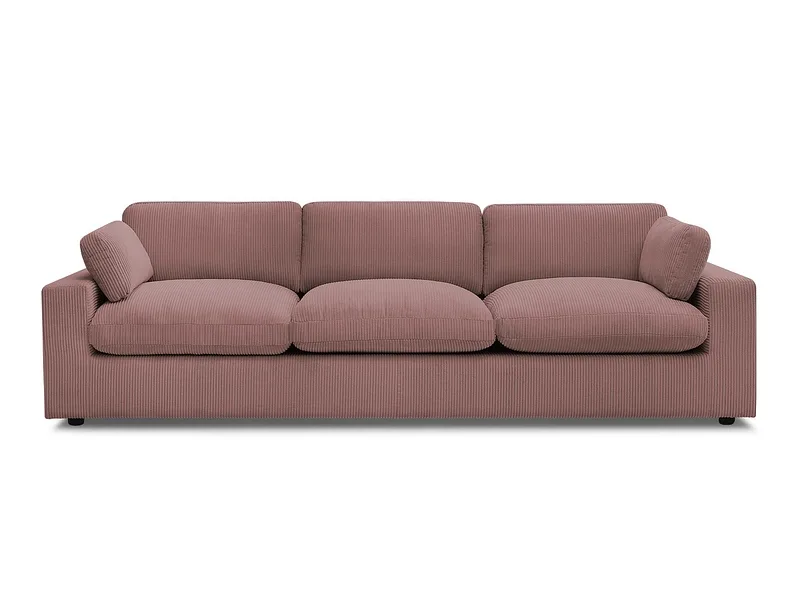 Sofa BOBOCHIC BELAIR Cord-Stoff rosa