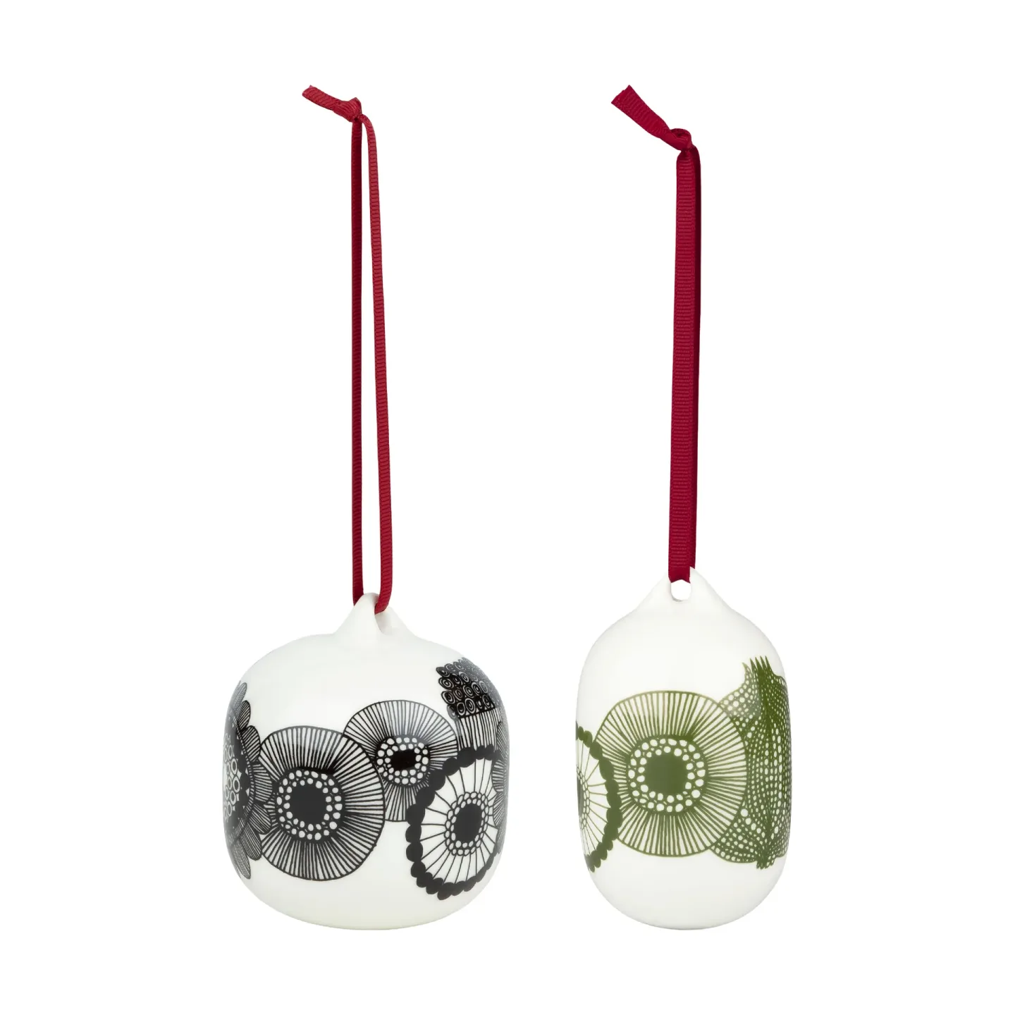 Marimekko Siirtolapuutarha julkulor 2025 2 delar White-black-green