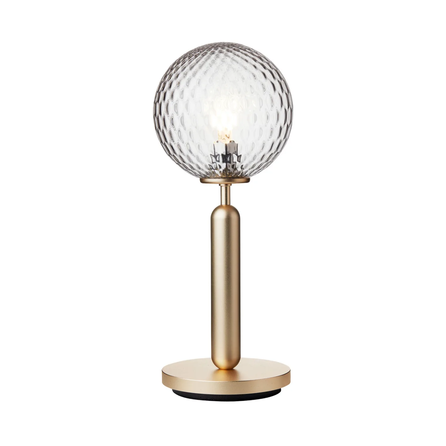 Miira Bordslampa Brass/Optic Clear - Nuura Miira Table Nuura Aps - Vardagsrum - Design - Metall - Klot