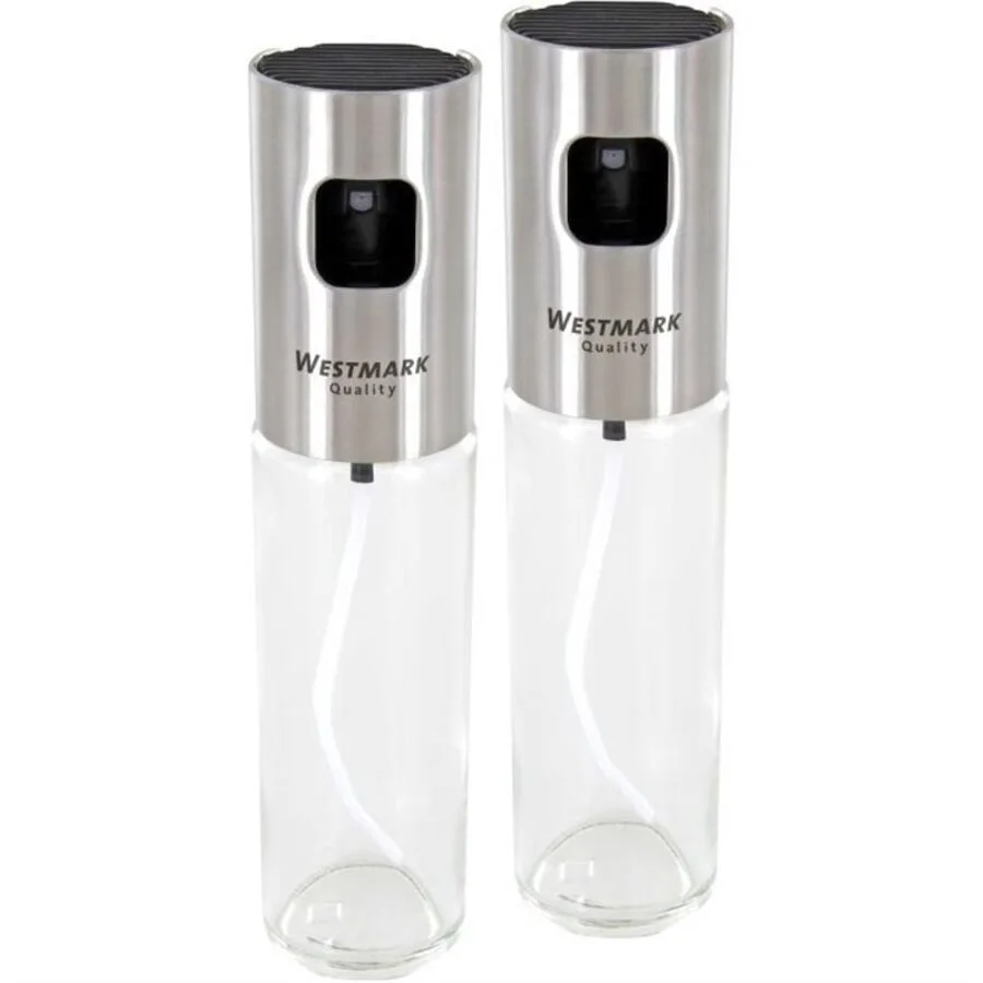 Öl- und Essigspender Westmark Transparent/Silber Glas/Stahl Set