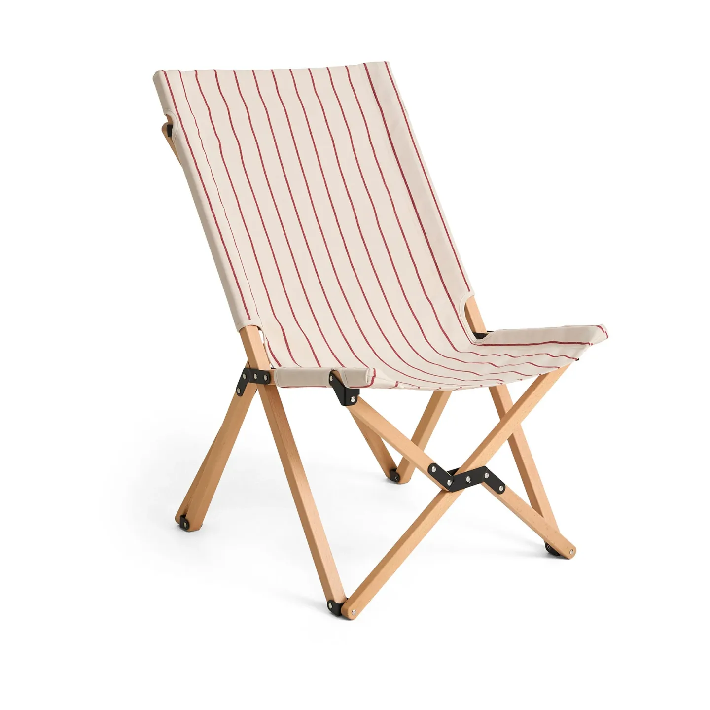 HAY Outdoor Market Klappstuhl Beige-red