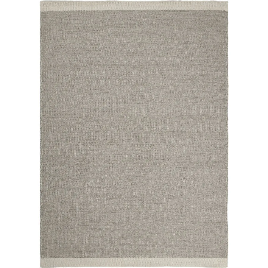 Teppich Frode Grau Wolle 200 cm 300 cm - Farbe: natur - Teppich