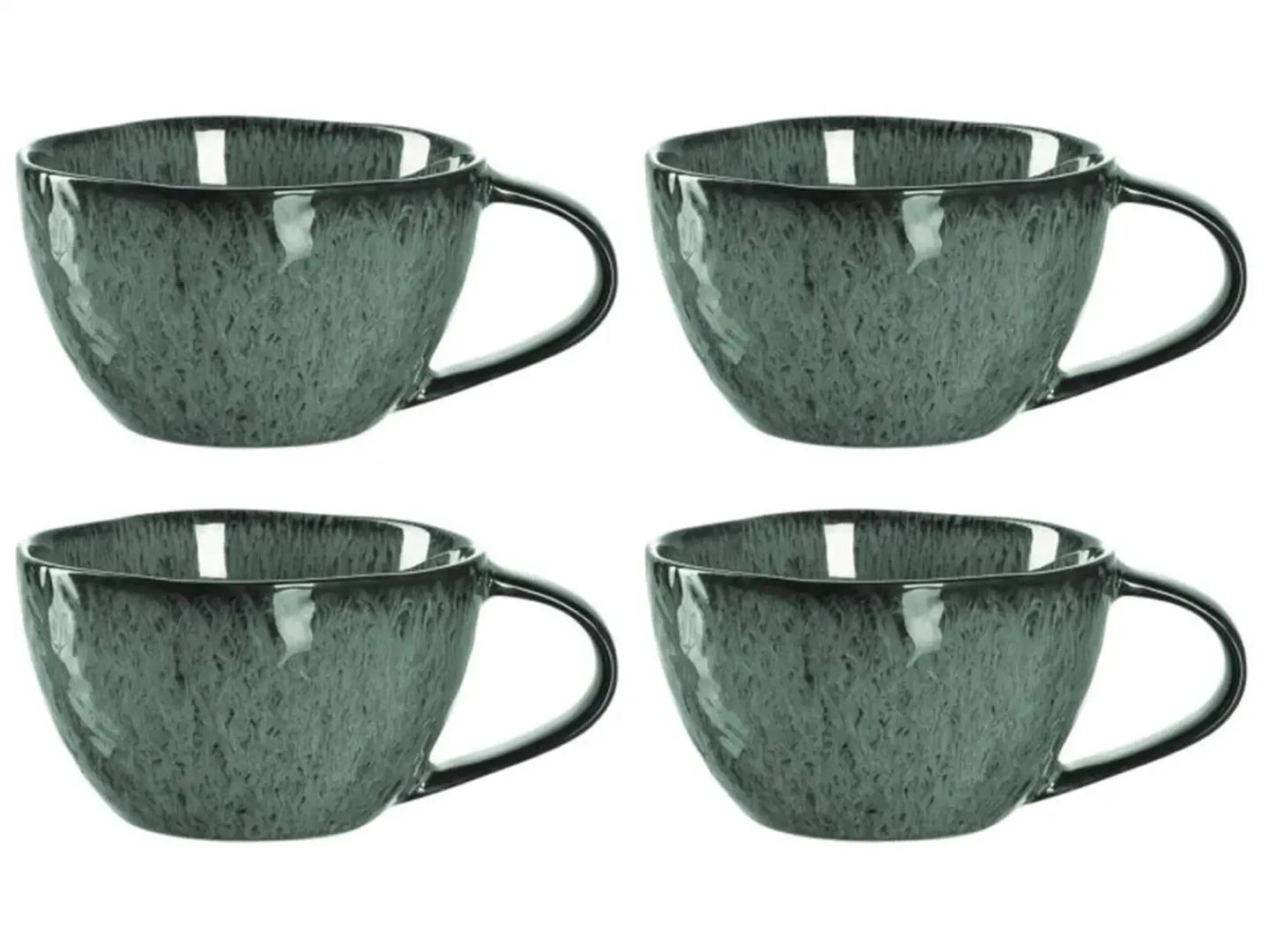 Alltron Kaffeetasse Matera Grün 290 ml, 4 Stück Grün | Schubiger Möbel