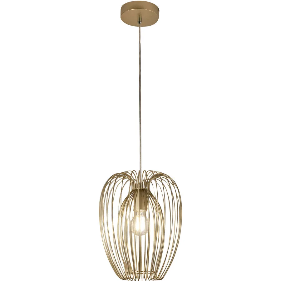 Pendellampe Aruna Gold Metall 25 cm 200 cm