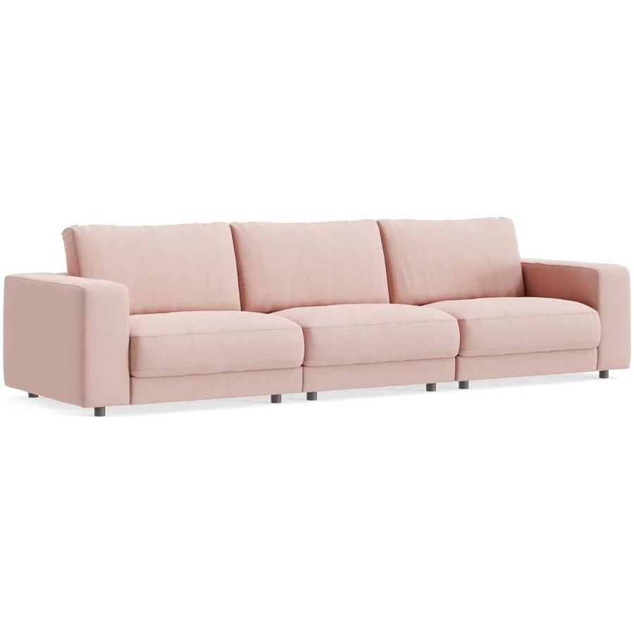 Sofa Ava Bezug: 59,7% Polyester 34,4% Polyacryl 5,9% Viskose rosa B 320 T 107 cm - Möbel Konfigurator: Traummöbel individuell zusammenstellen