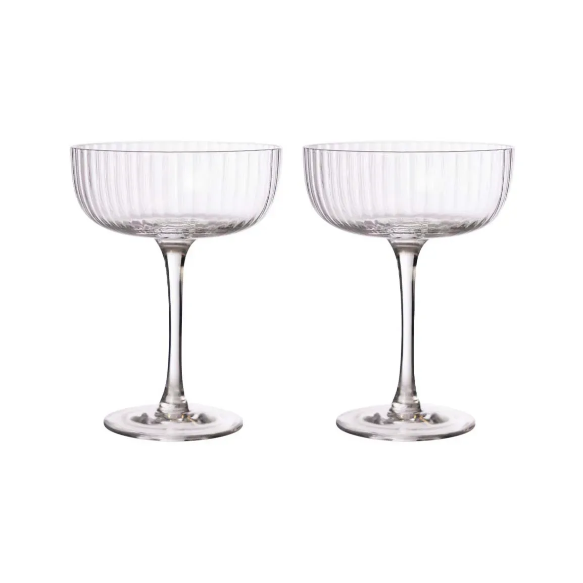 ERNST Ernst Glas mit Fuß 2er-Pack Klar