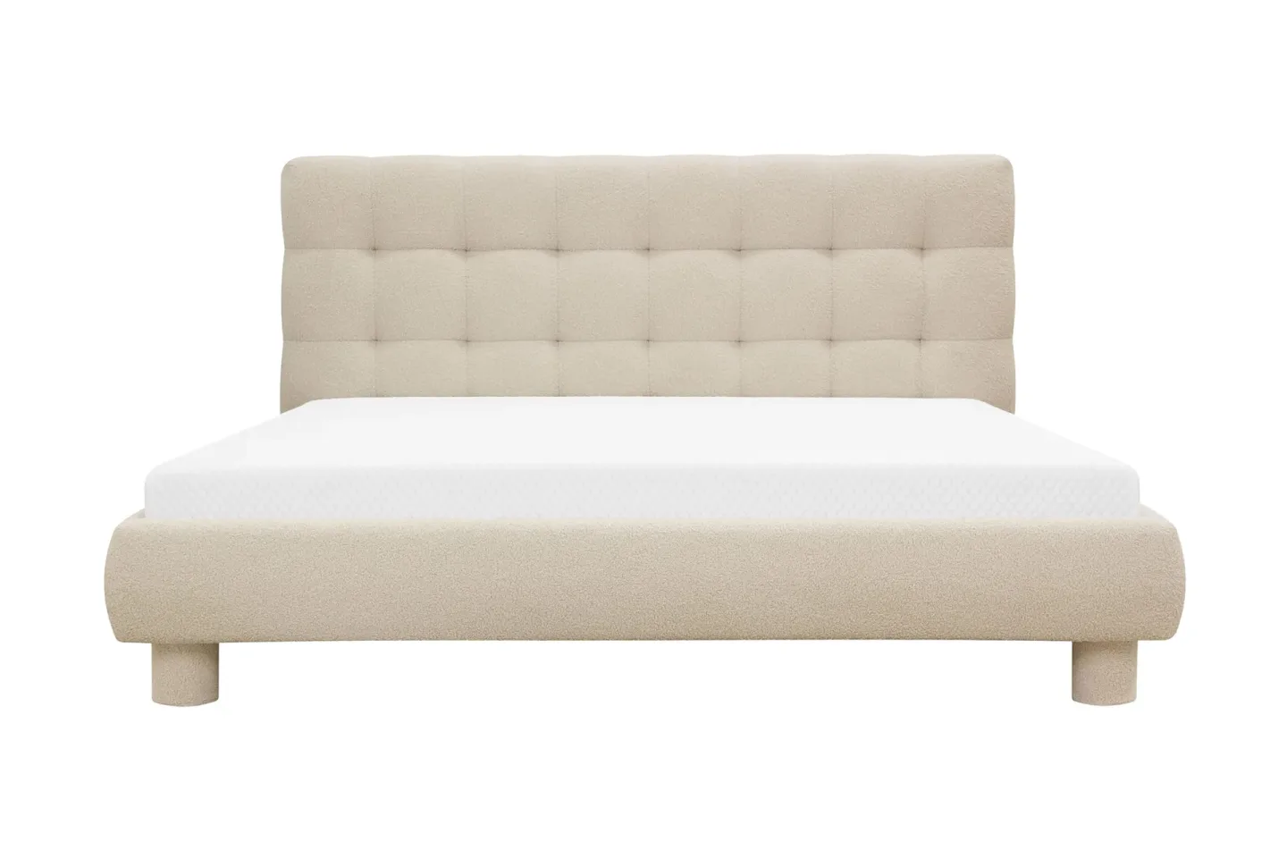 Teddy Komplett Sängpaket Sängram med Madrass 160x200 cm - Beige