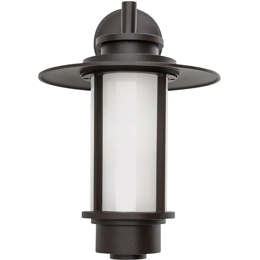 Wandlampe aussen Teiko Braun 24 cm 36.5 cm - Material: Siluminguss
