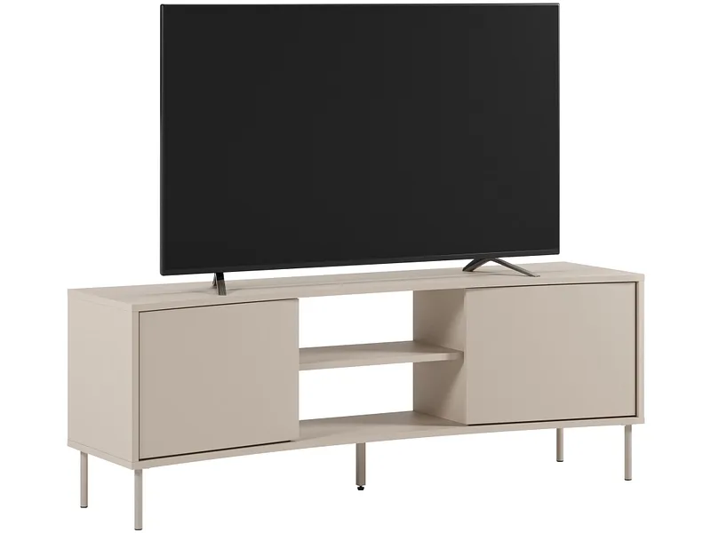 MARCKERIC TV-Möbel LEONE 150cm cremefarben