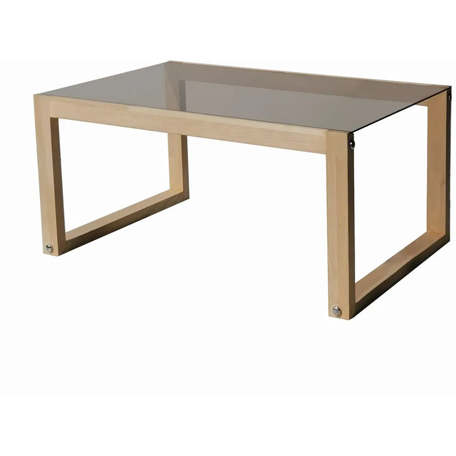 Salontisch Yasam natur Kiefer Massivholz B 85 T 55 cm