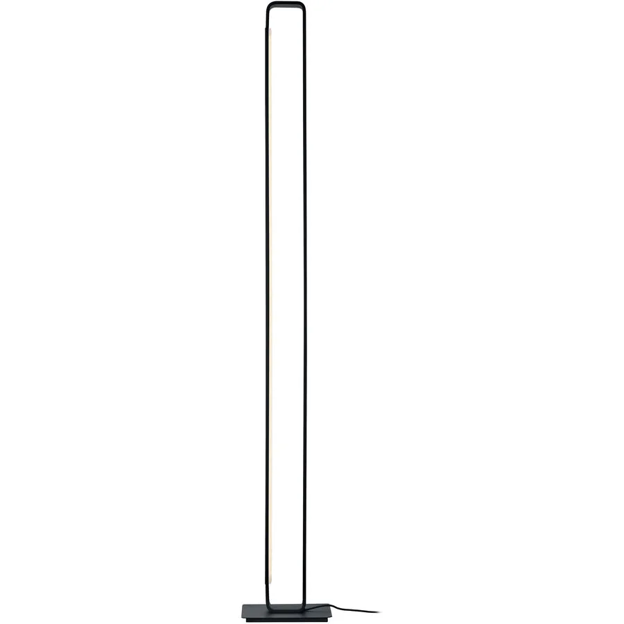 Stehlampe Box Schwarz Eisen 18 cm 120 cm - LED - Lichtfarbe: Extra warmweiss - LED Energiesparlampen