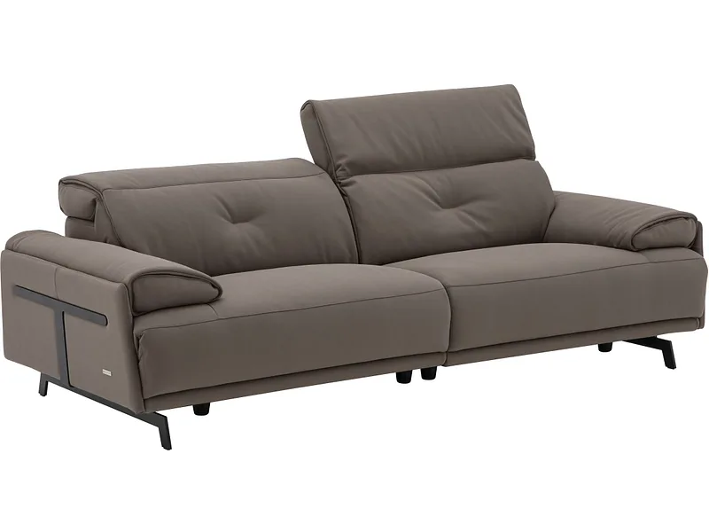 3er Sofa CAMPO DE FIORI SIENA Echtleder kaffeefarben
