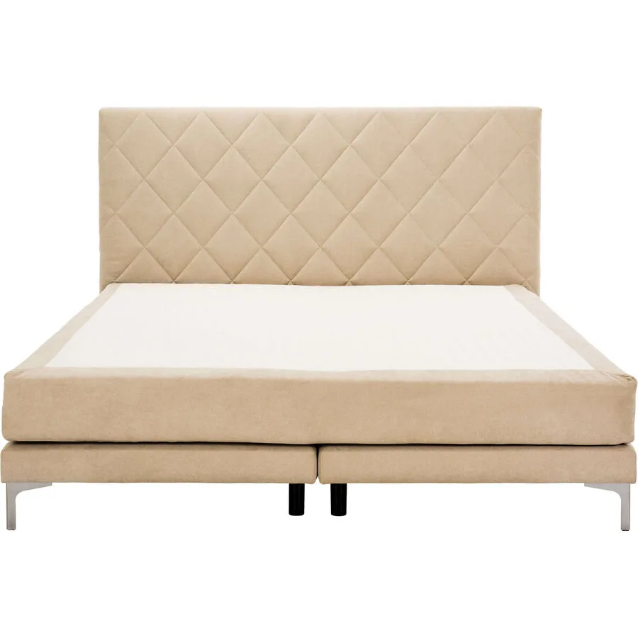 Boxspringbett Bela Beige Stoff 180 x 200 cm - Möbel Konfigurator: Traummöbel individuell zusammenstellen