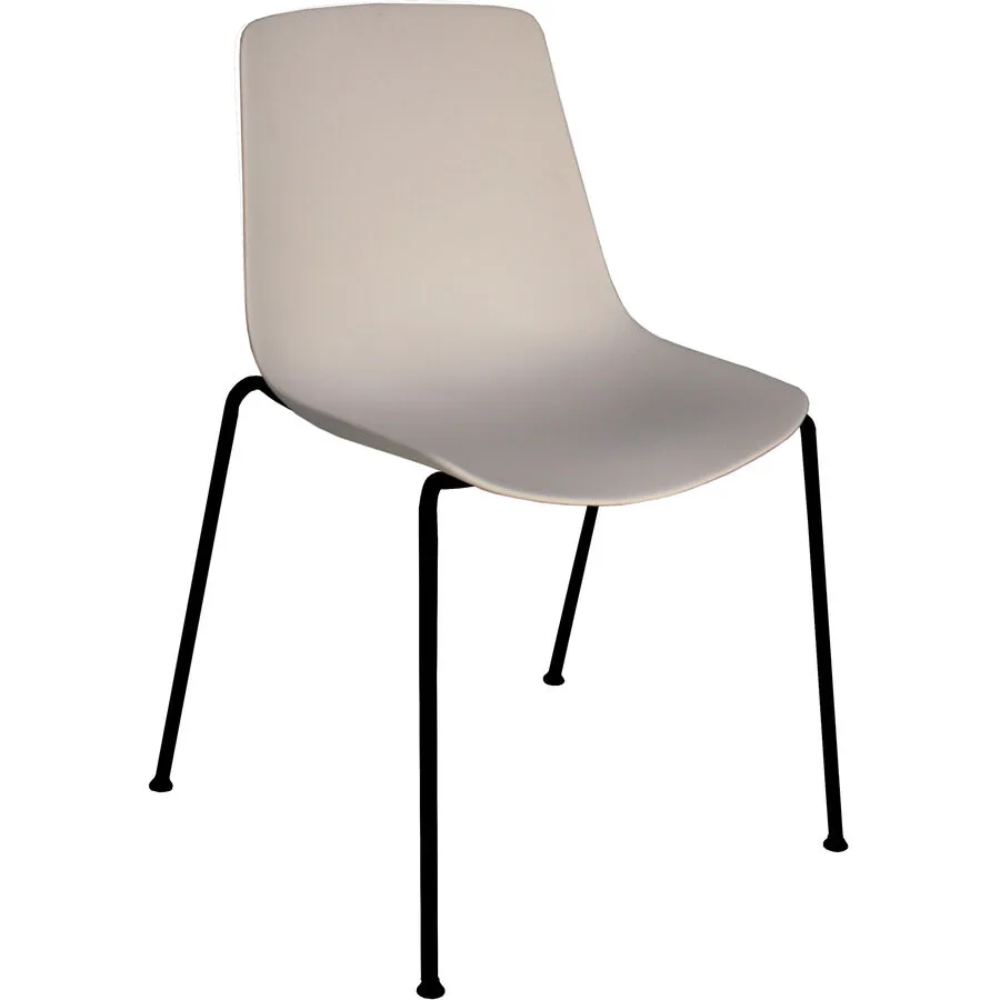 Bürostuhl Livio greige Polypropylen H 88 cm