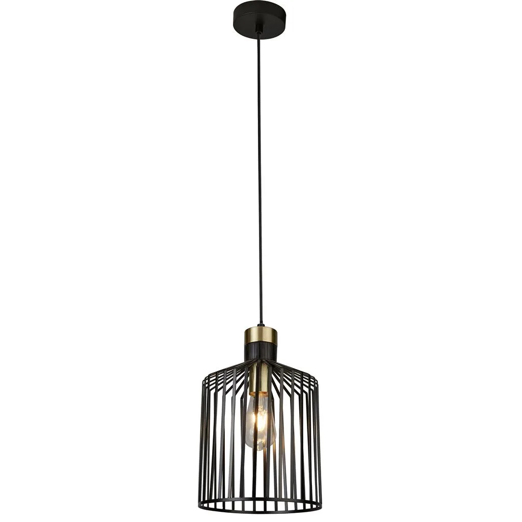 Searchlight - Bird Cage Ø22 - Taklampa - Svart
