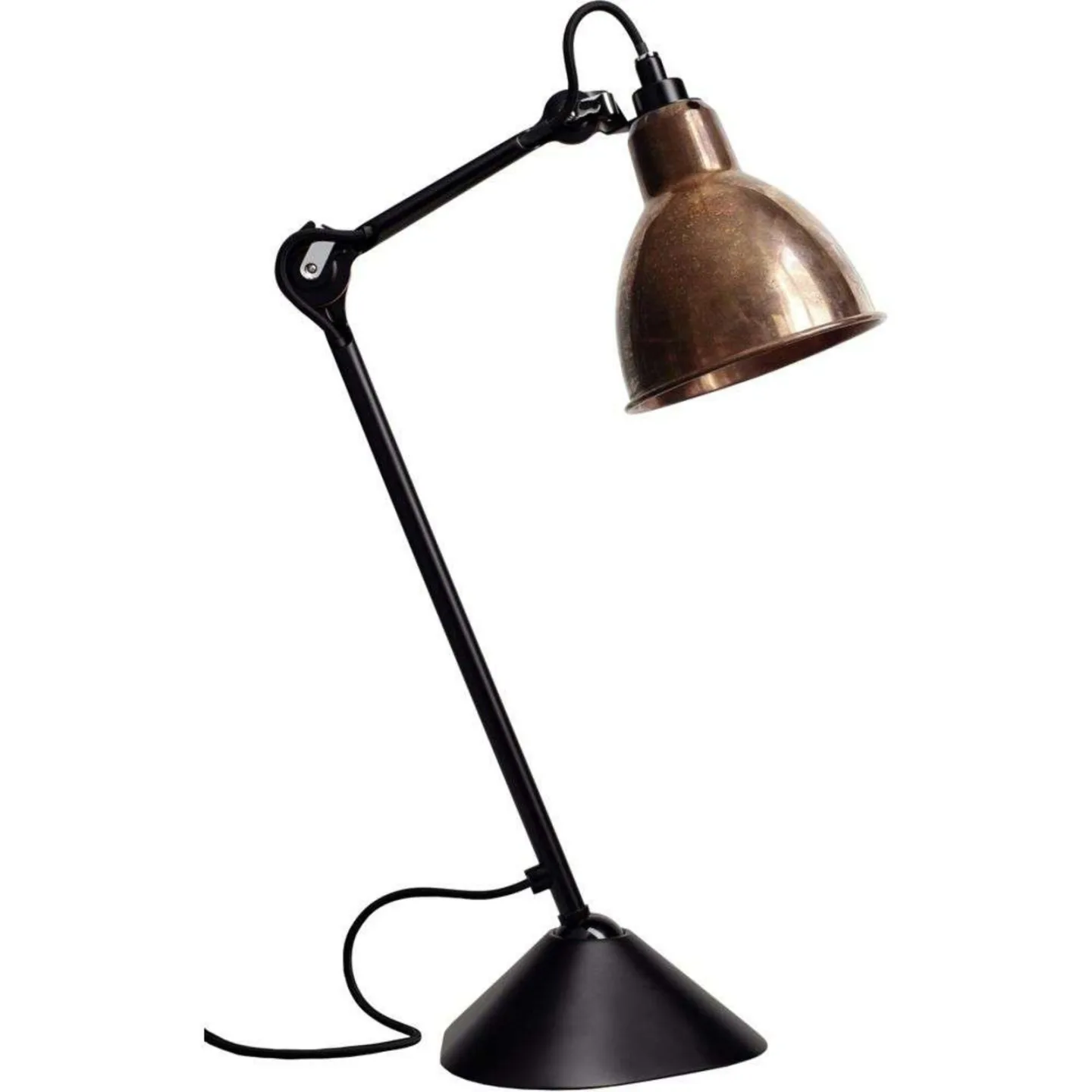 205 Bordslampa Black/Raw Copper - Lampe Gras - Arbetsrum / hemkontor - Metall