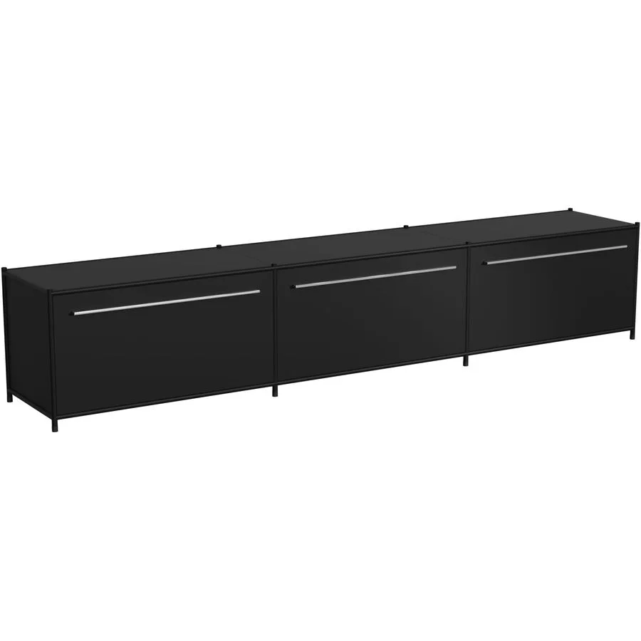Sideboard Cubo schwarz Metall B 227 cm - Möbel Konfigurator: Traummöbel individuell zusammenstellen