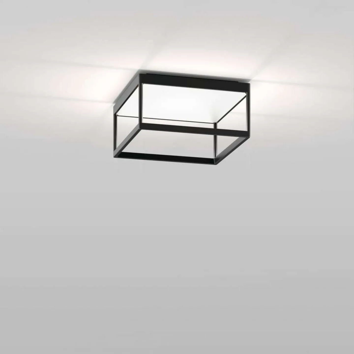 Reflex 2 LED-taklampa, svart/vit - Serien Lighting - Vardagsrum - Aluminium