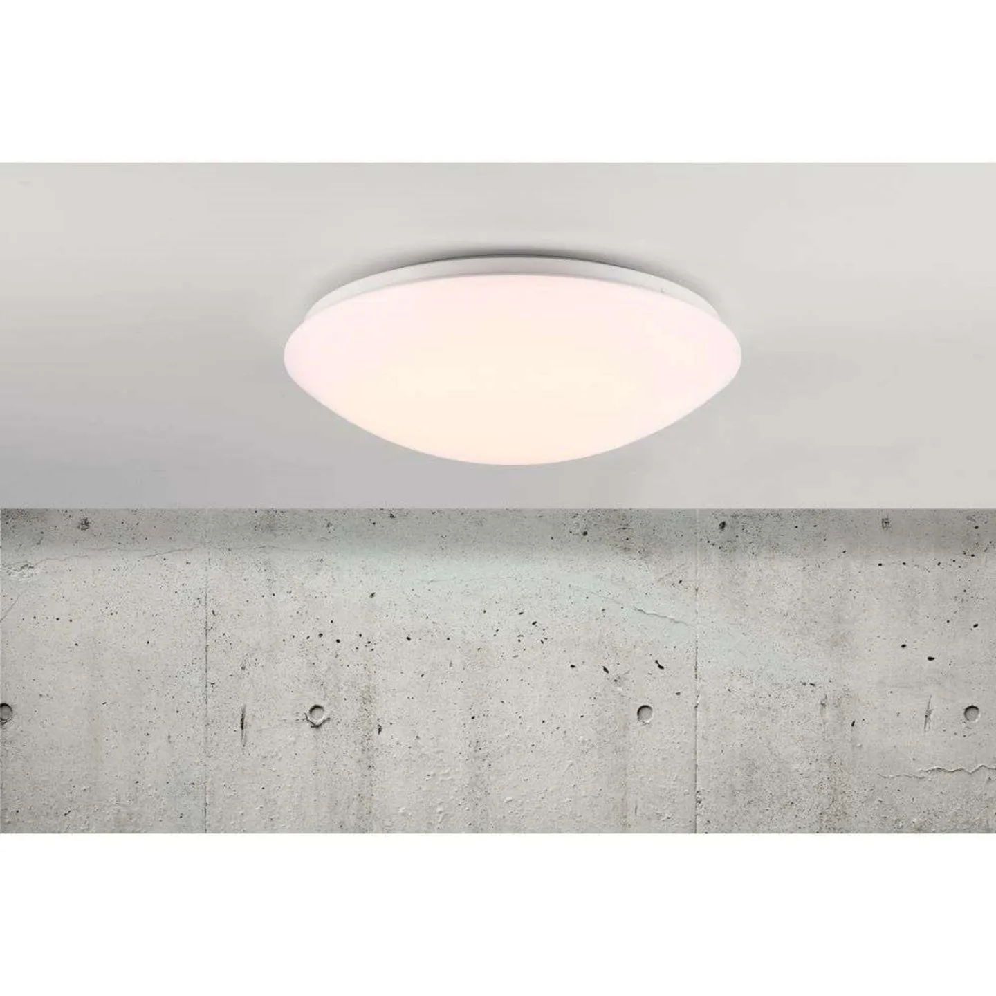 Ask 36 LED Loftlampe IP44 w/Sensor White - Nordlux - Stue - Plastik