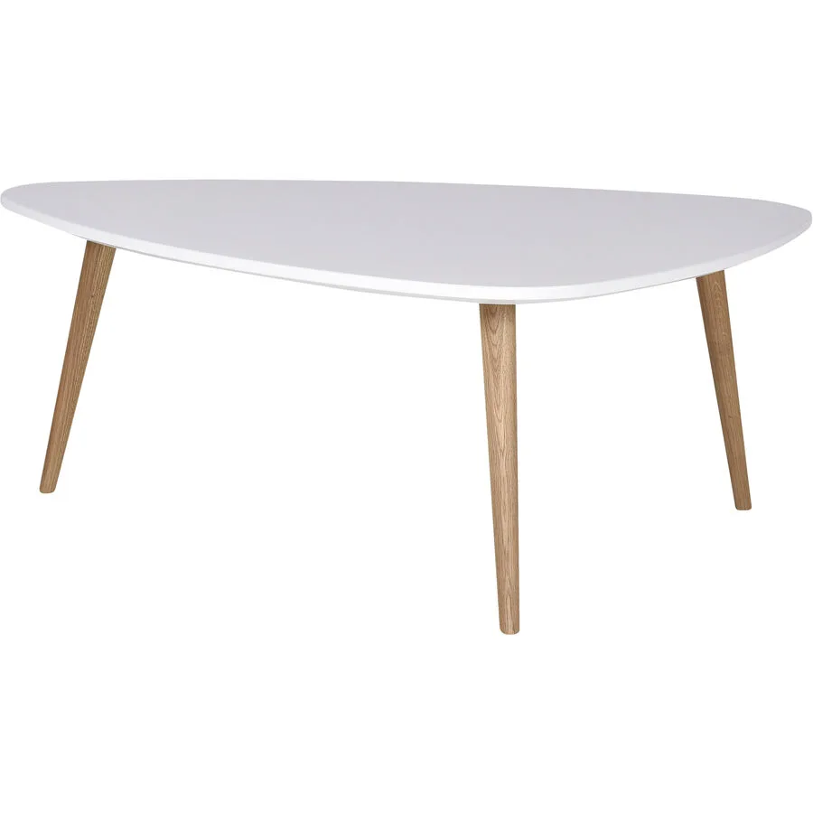 Salontisch Forlan II weiss MDF, Eiche B 110 T 70 cm