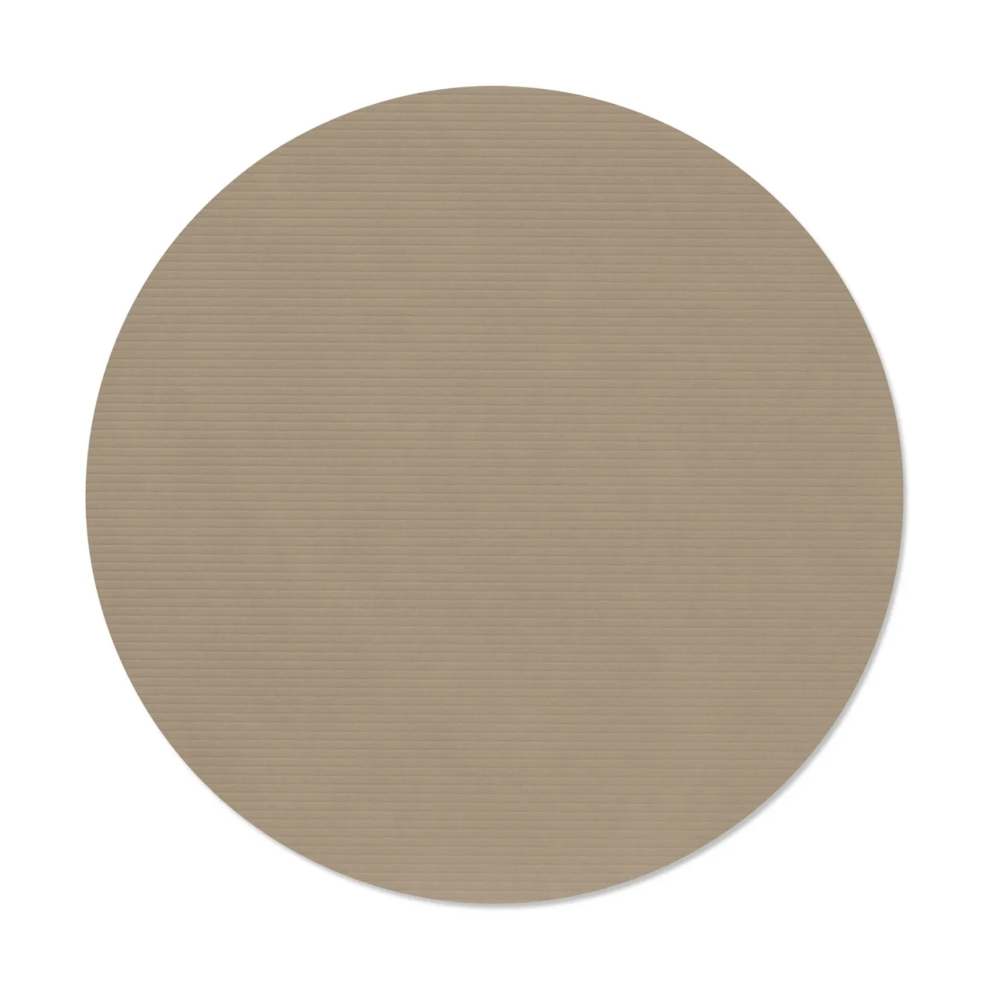 LIND DNA Corduroy Tischset Clay brown, circle, L