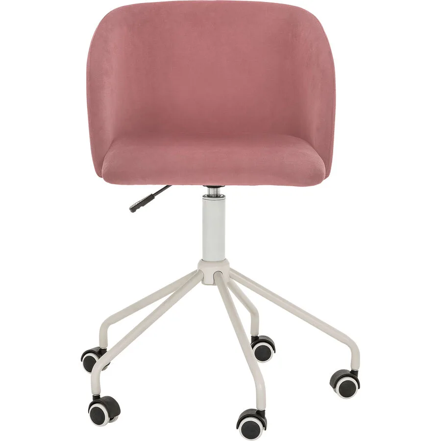 Bürostuhl Lia weinrot Metall/Alu/Kunststoff H 82 cm